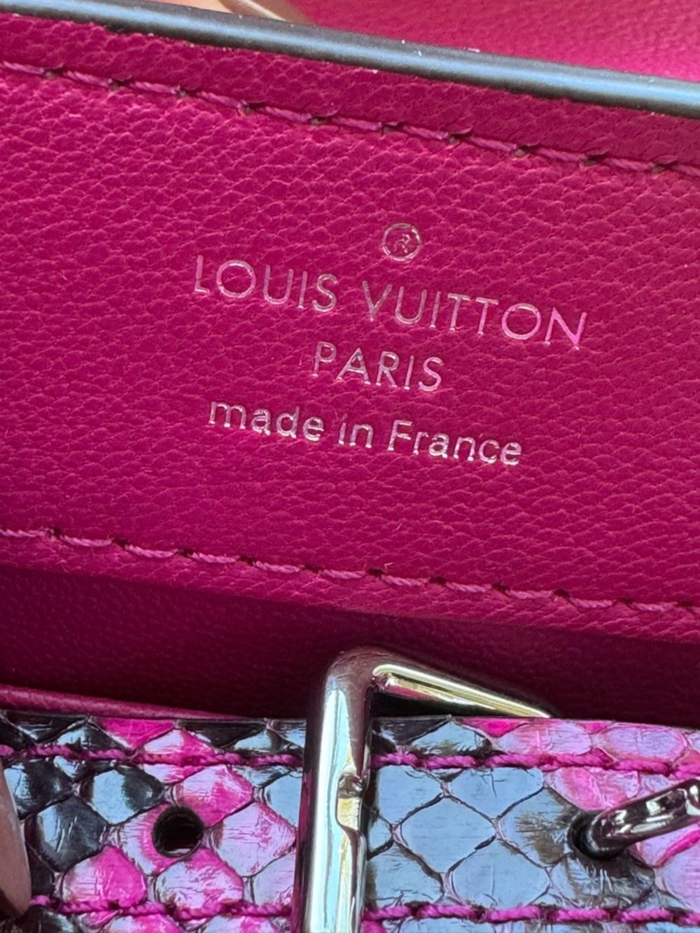 Louis Vuitton Python Capucines Mini - Picture 14 of 16